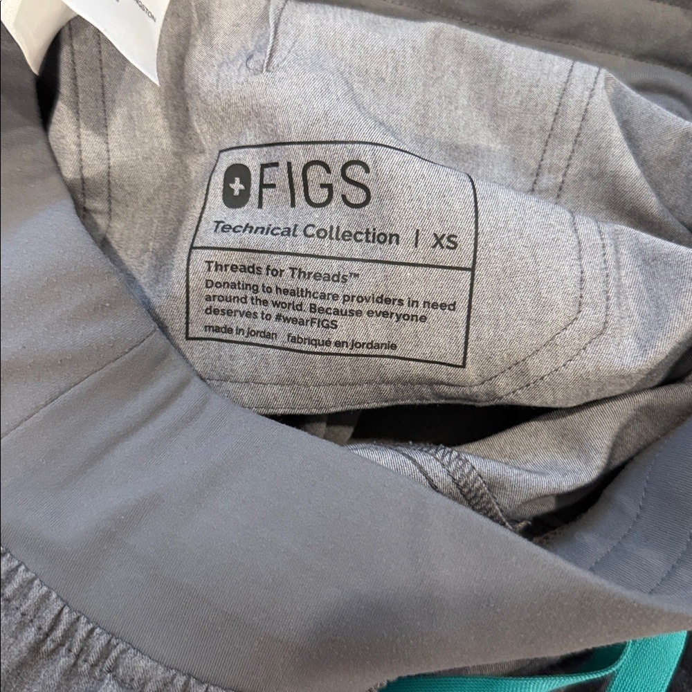 Figs Heather Grey High Waisted Livingston - Picture 3 of 3